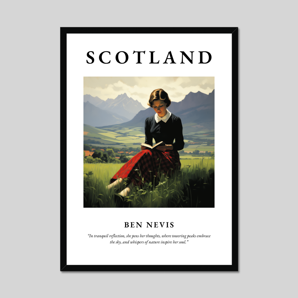 Poster of Ben Nevis, Scotland.