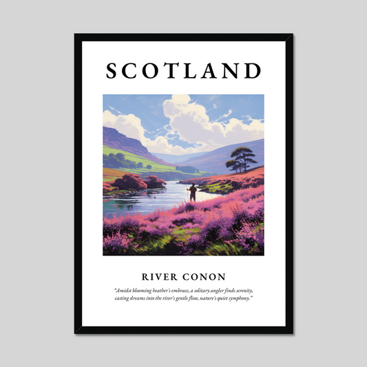 Poster of River Conon, Scotland.