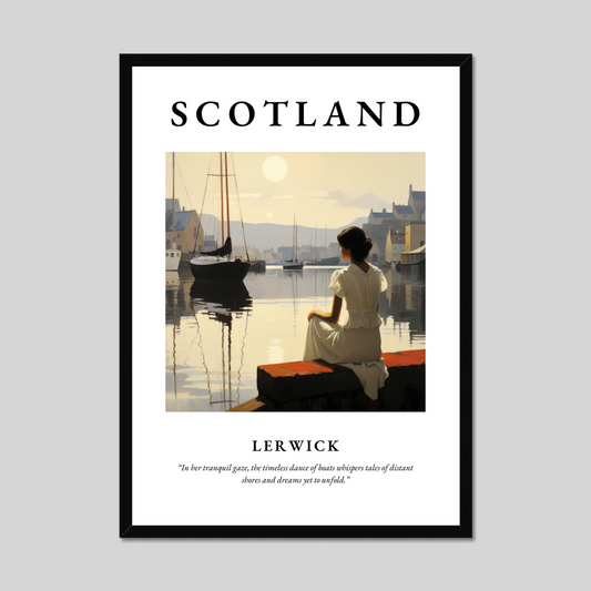 Poster of Lerwick, Scotland.