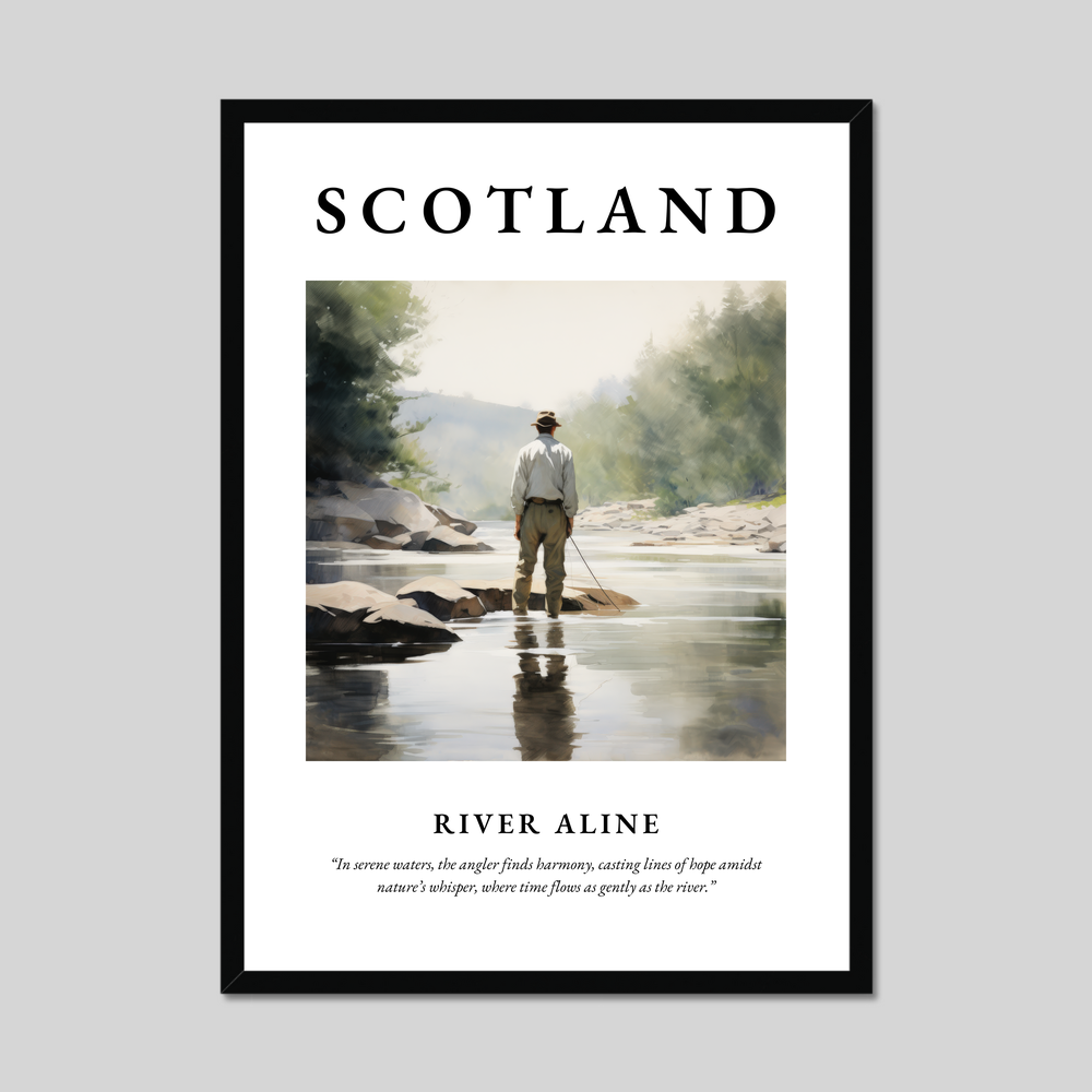 Poster of River Aline, Scotland.