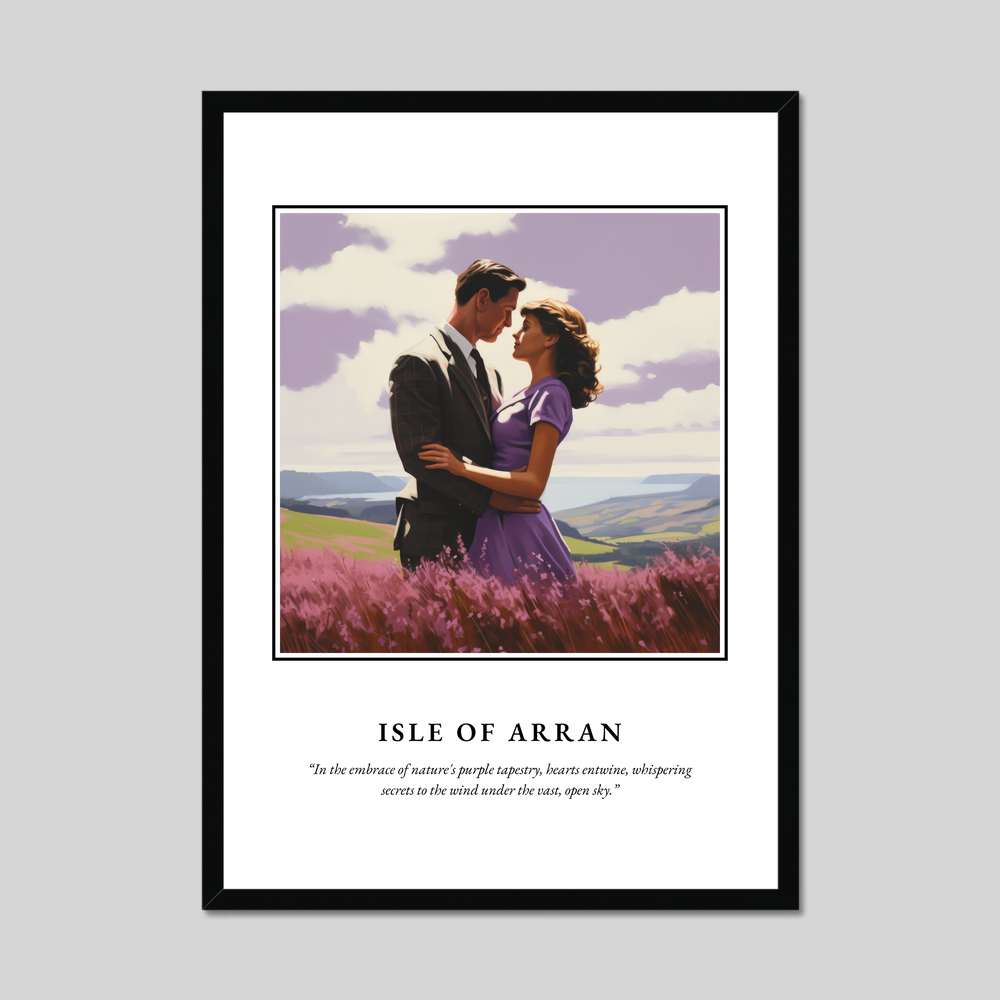 Poster in a black frame