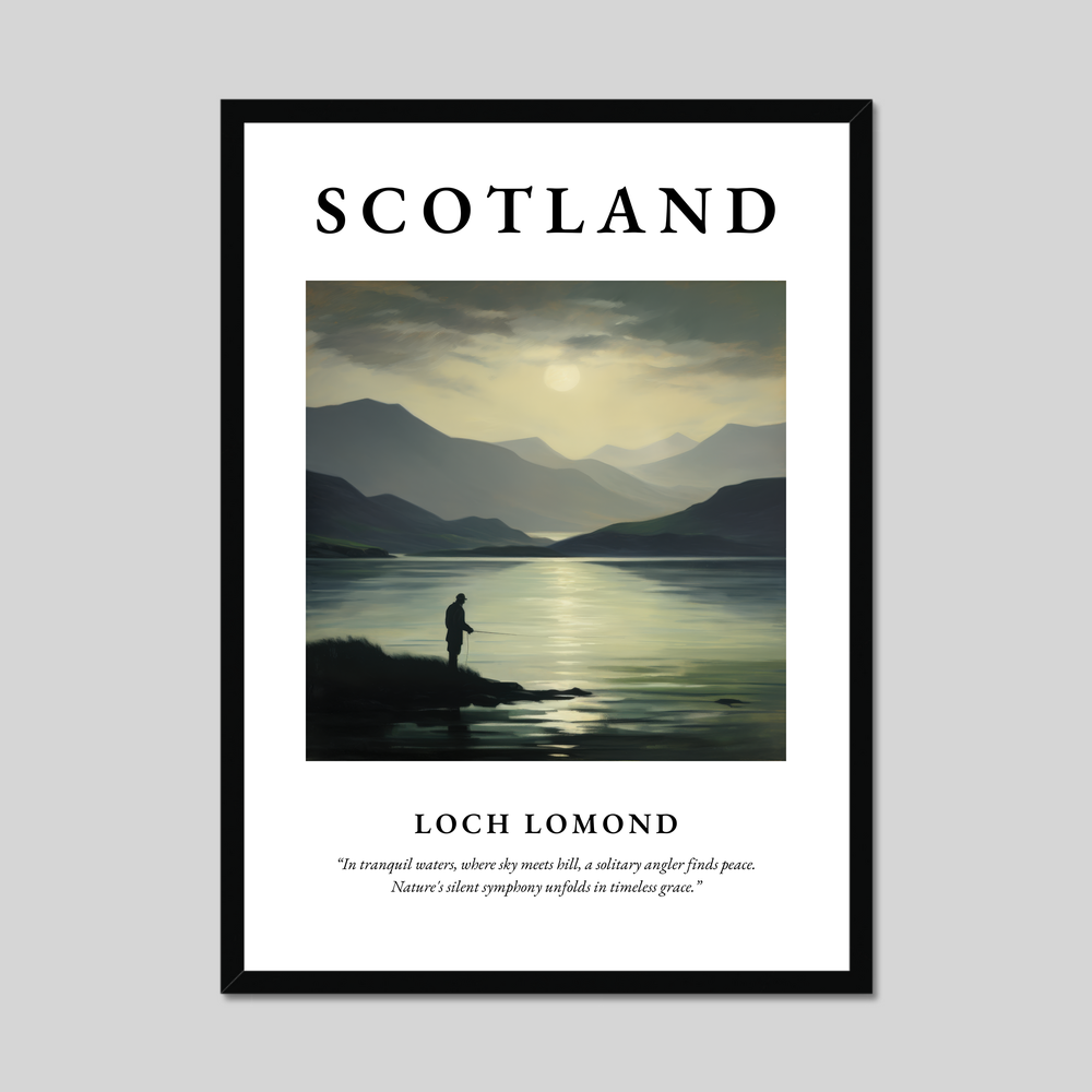 Poster of Loch Lomond, Scotland.