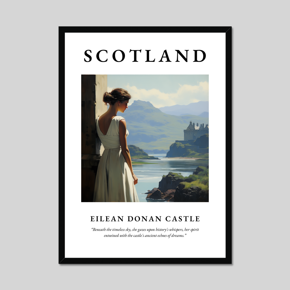 Poster of Eilean Donan Castle, Scotland.