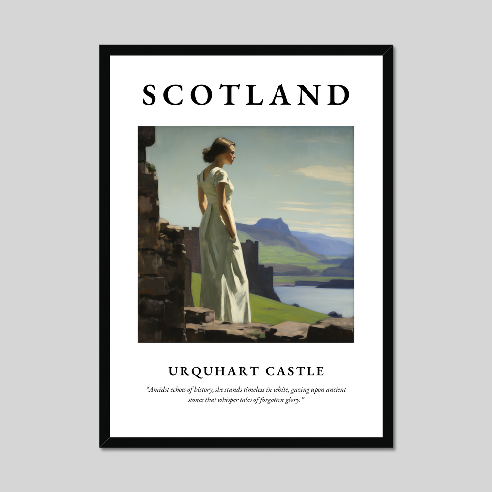 Poster of Urquhart Castle, Scotland.