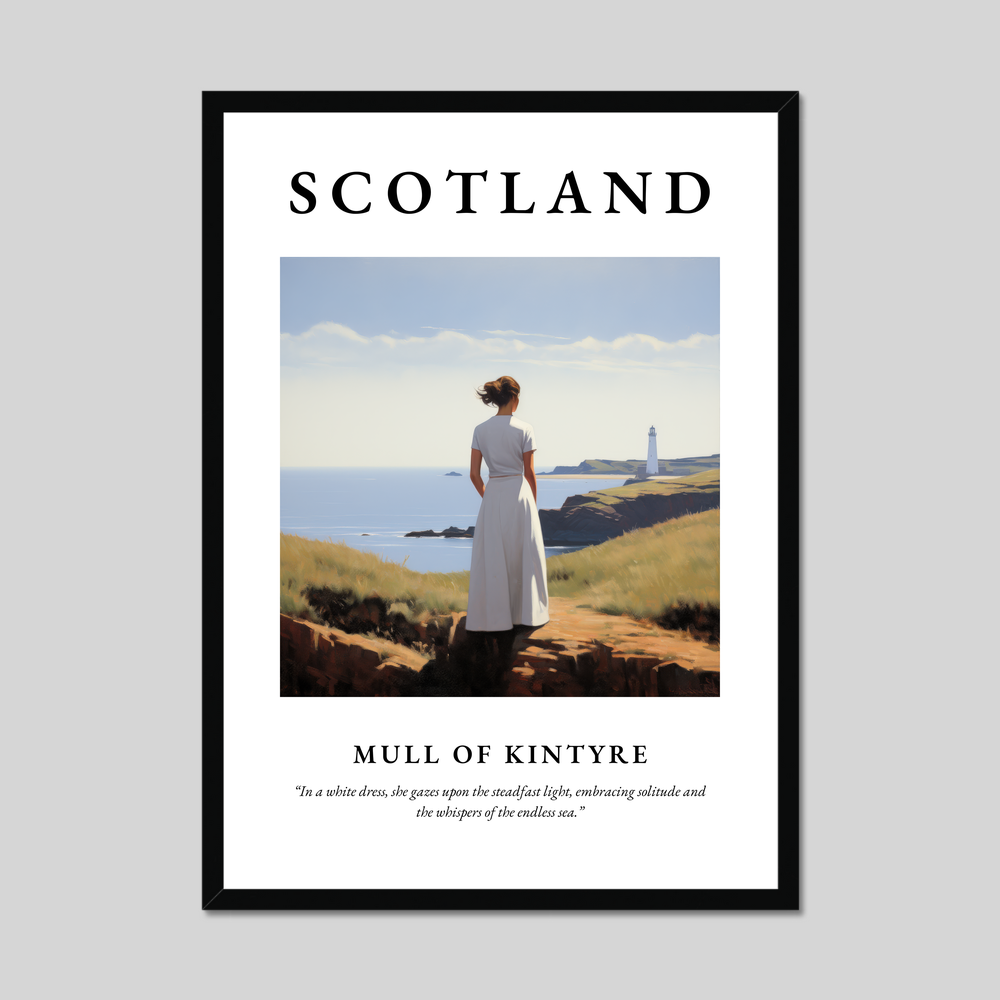 Poster of Mull of Kintyre, Scotland.