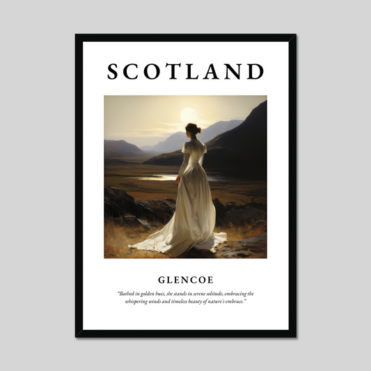 Poster of Glencoe, Scotland.