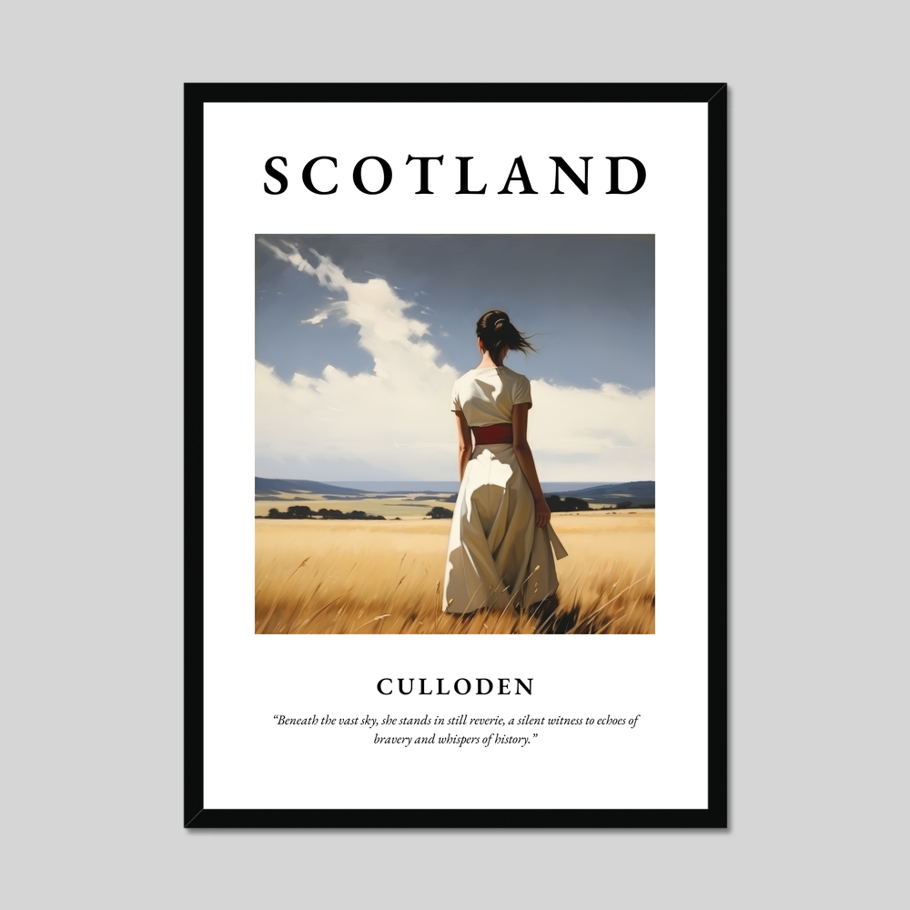 Poster of Culloden, Scotland.