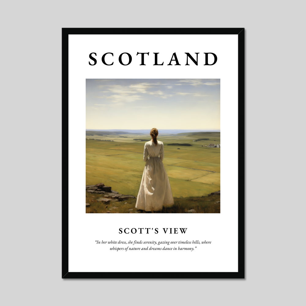 Poster of Scott's View, Scotland.