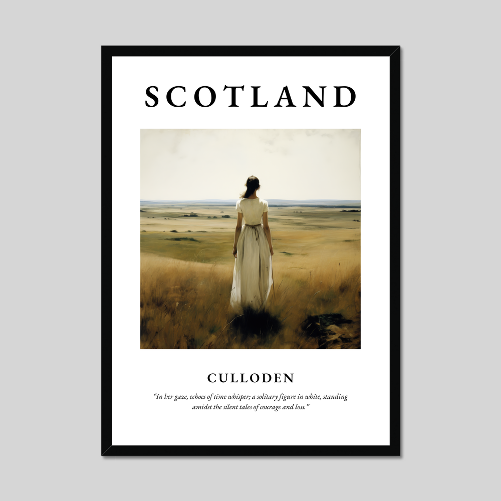 Poster of Culloden, Scotland.