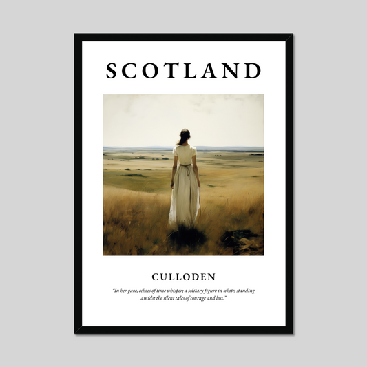 Poster of Culloden, Scotland.