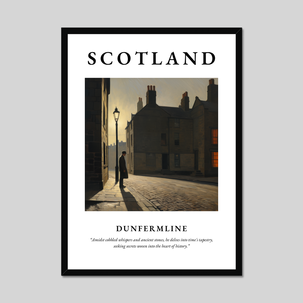 Poster of Dunfermline, Scotland.