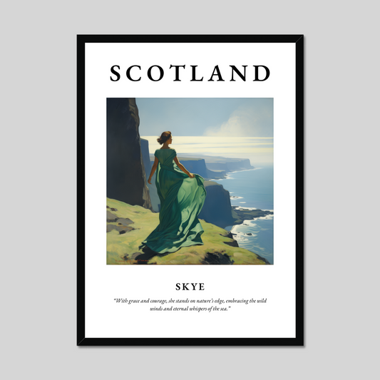 Poster of Skye, Scotland.