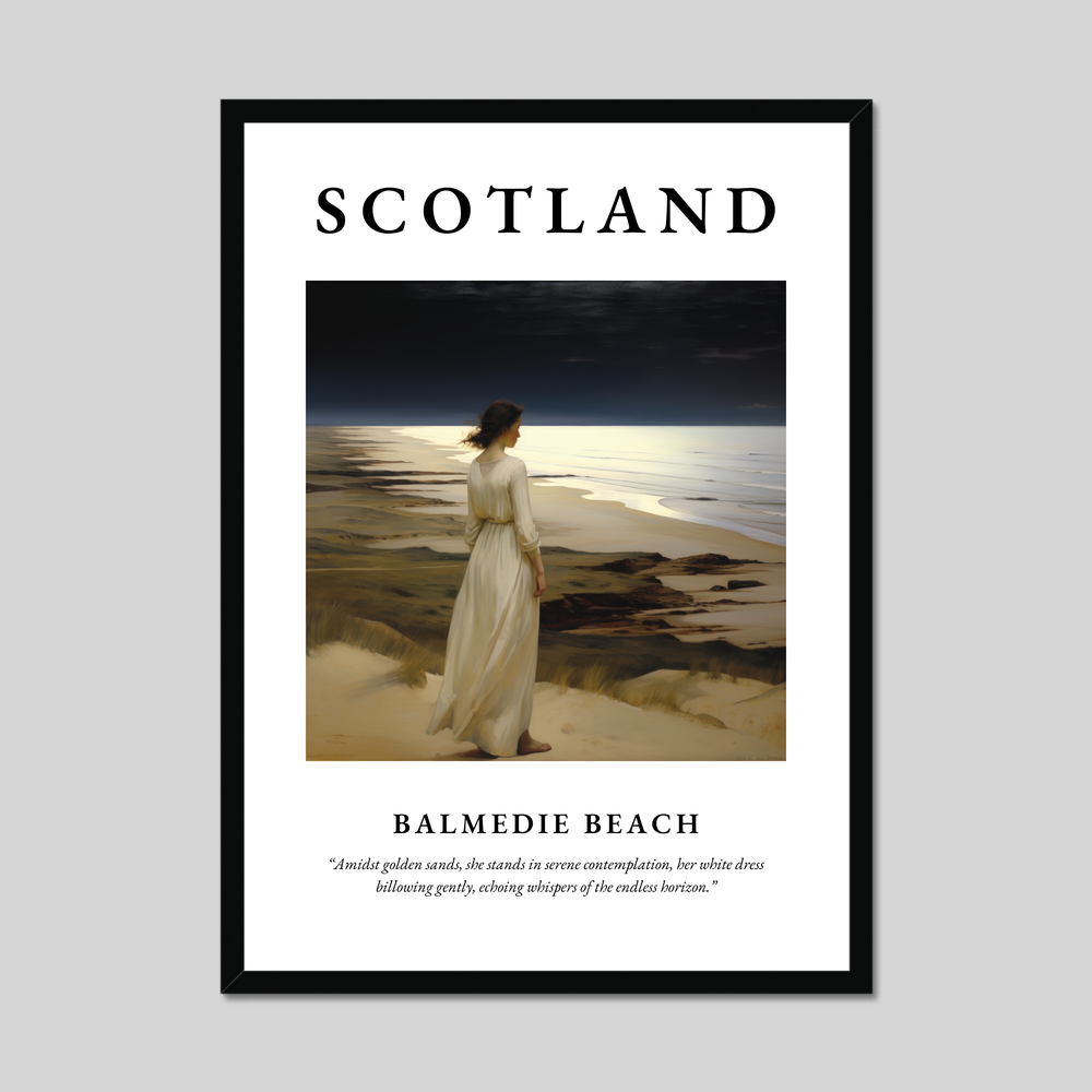 Poster of Balmedie Beach, Scotland.