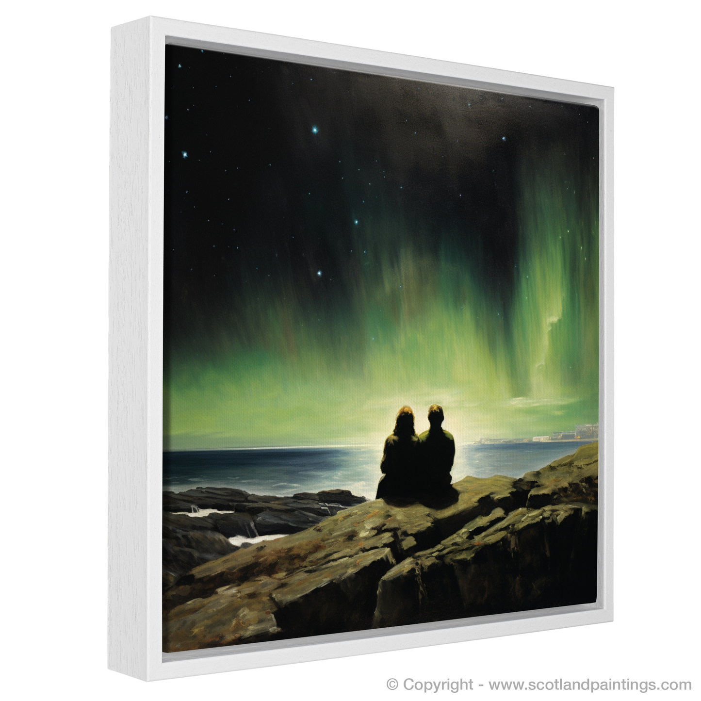 Aurora Enchantment from Thurso Cliffs