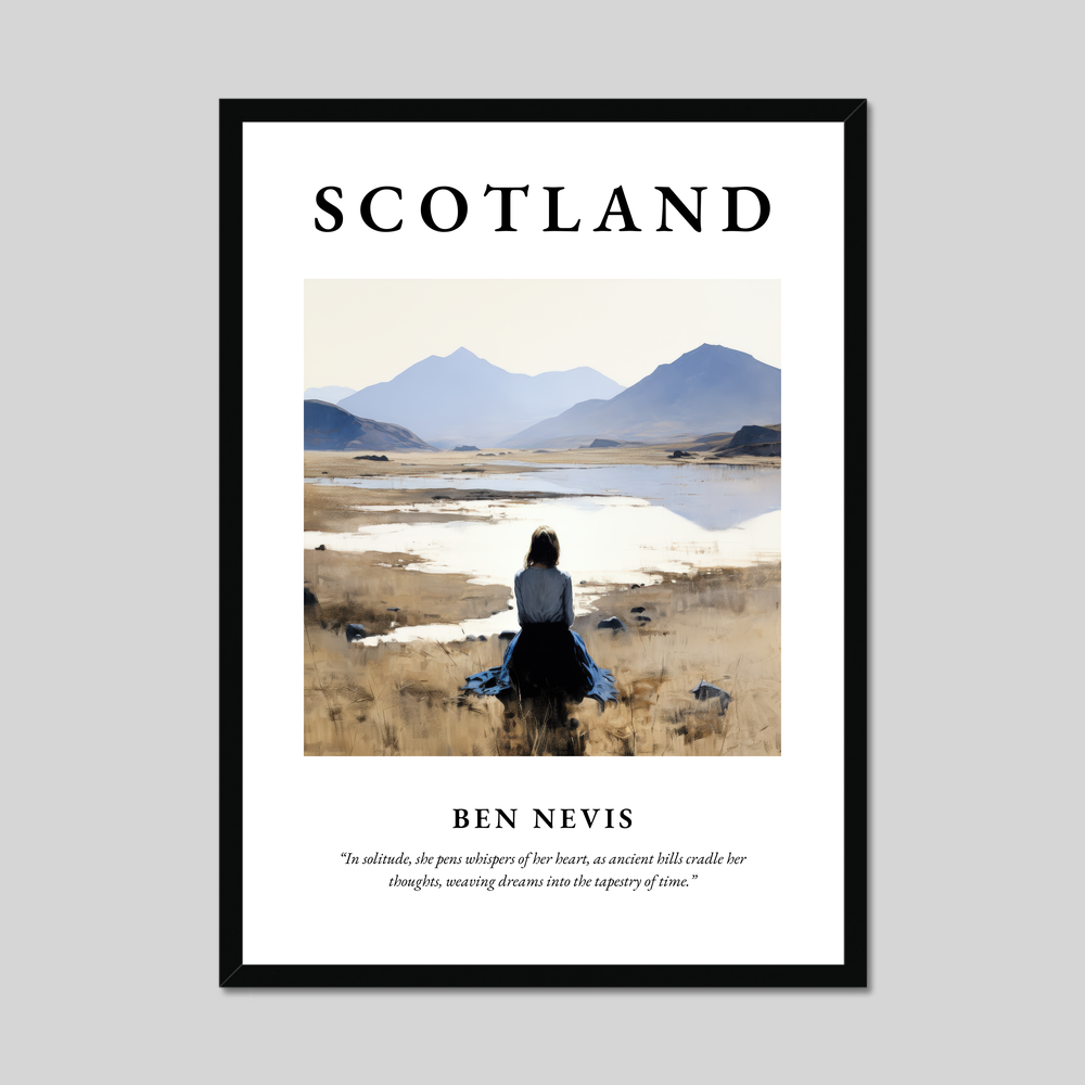 Poster of Ben Nevis, Scotland.