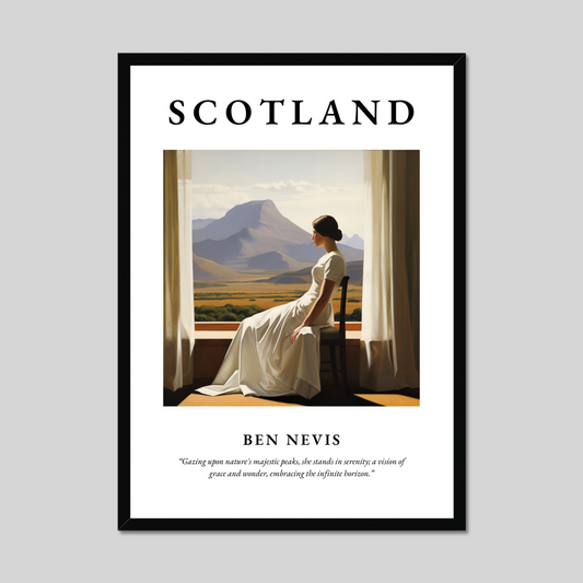 Poster of Ben Nevis, Scotland.