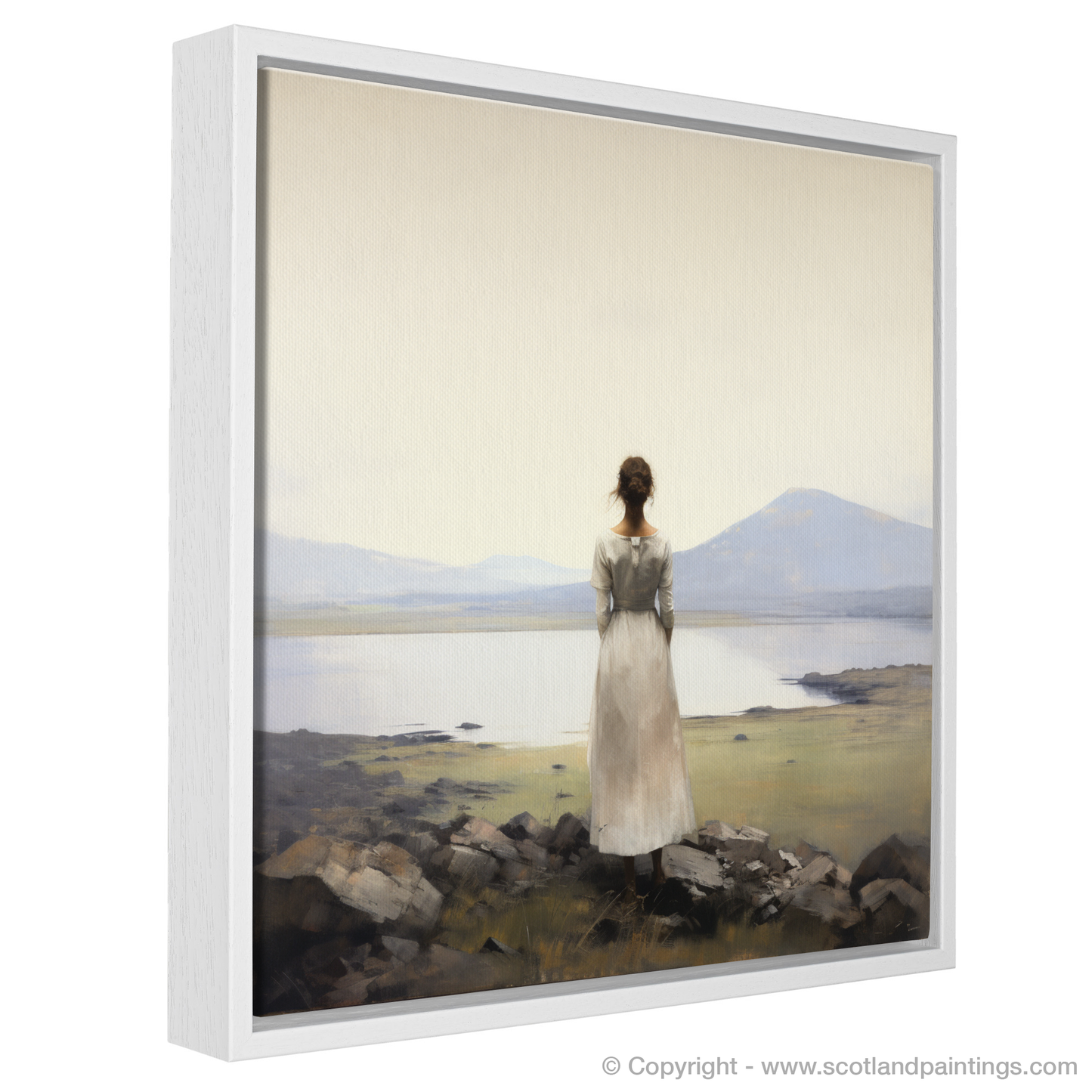 Mistress of Arran: A Solitary Muse in White