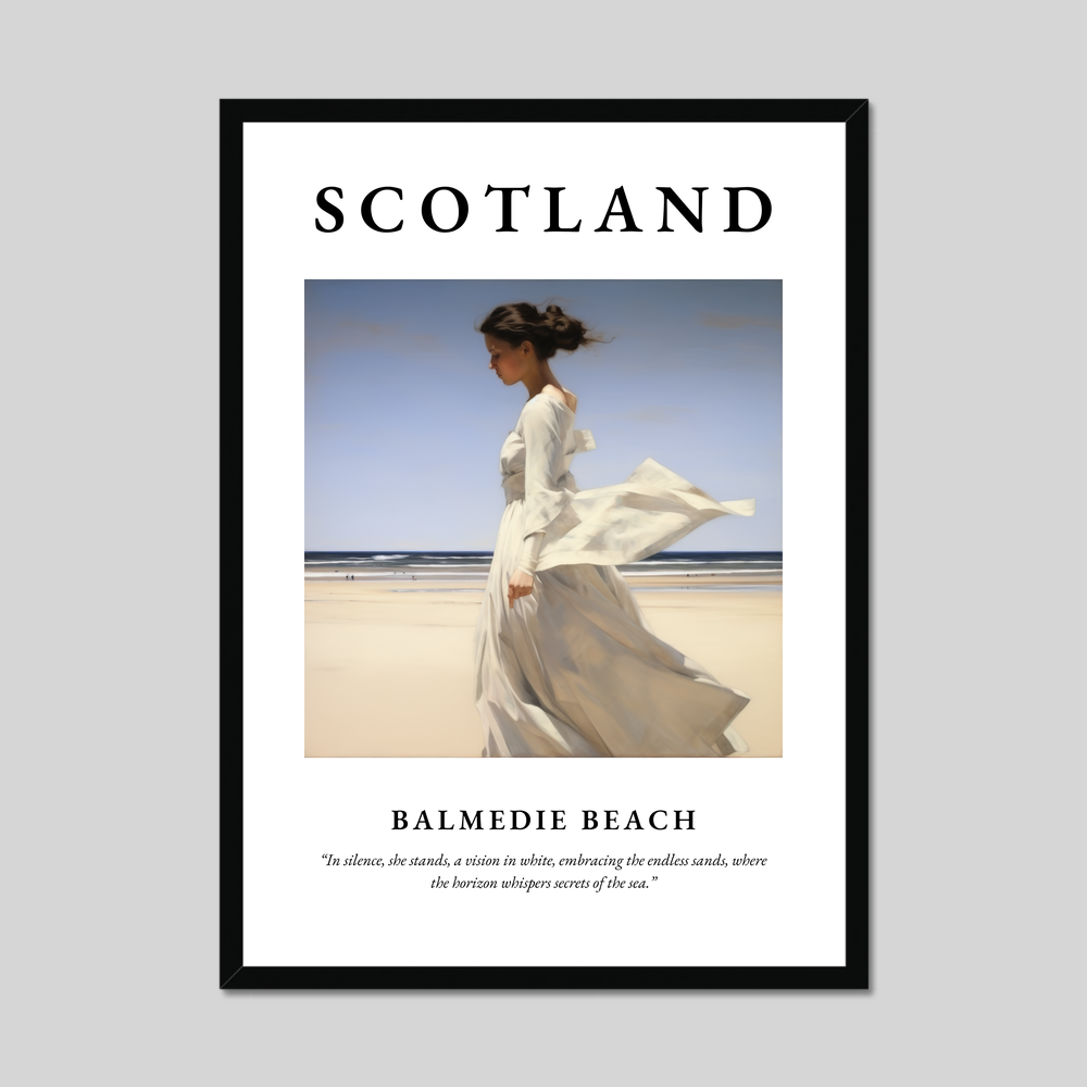 Poster of Balmedie Beach, Scotland.