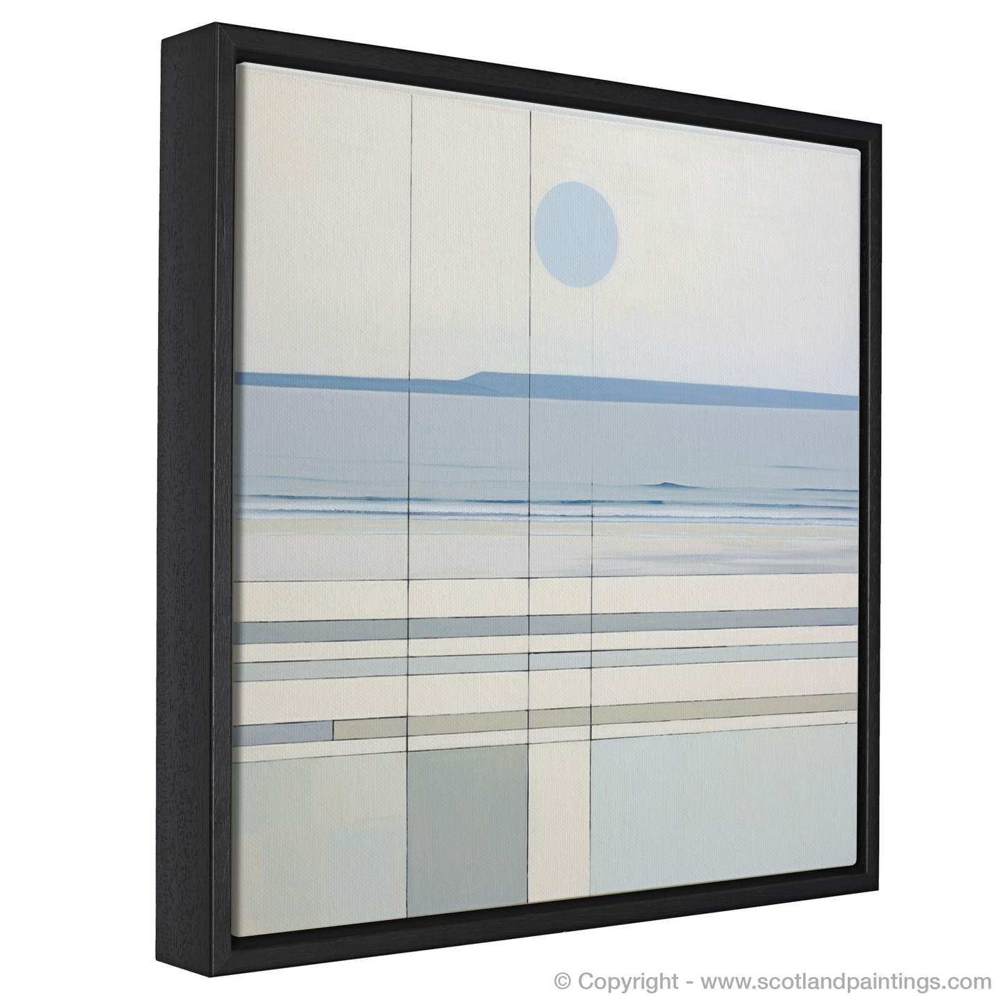 Gullane Beach Serenity: An Abstract Coastal Tapestry