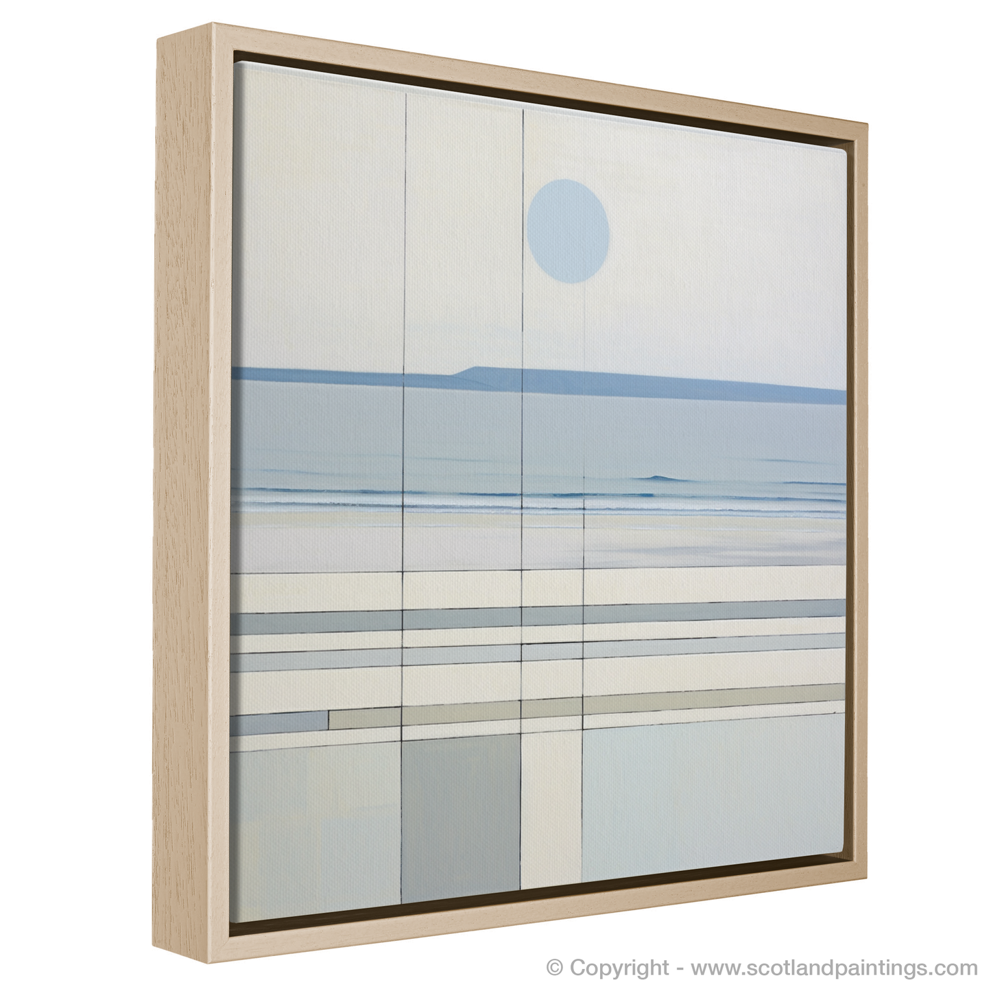 Gullane Beach Serenity: An Abstract Coastal Tapestry