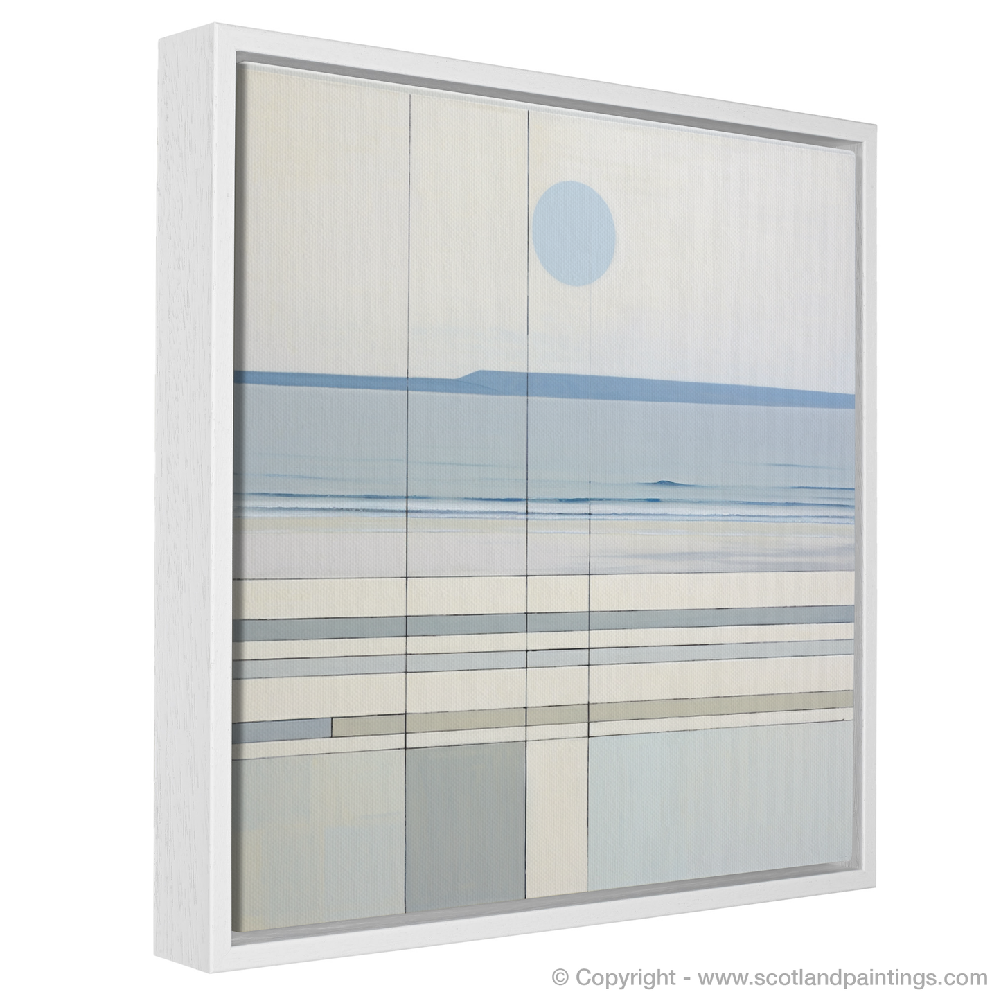 Gullane Beach Serenity: An Abstract Coastal Tapestry