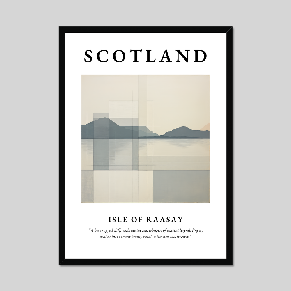 Poster of Isle of Raasay, Scotland.