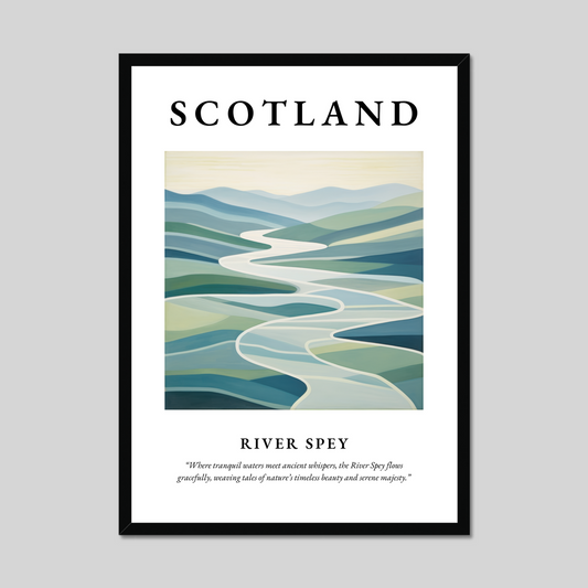 Poster of River Spey, Scotland.