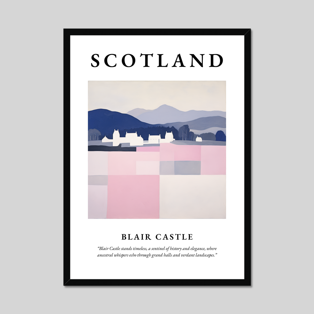 Poster of Blair Castle, Scotland.