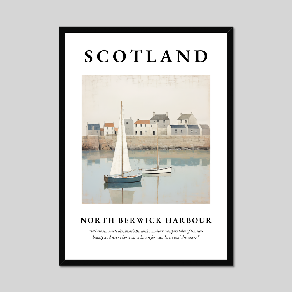 Poster of North Berwick Harbour, Scotland.