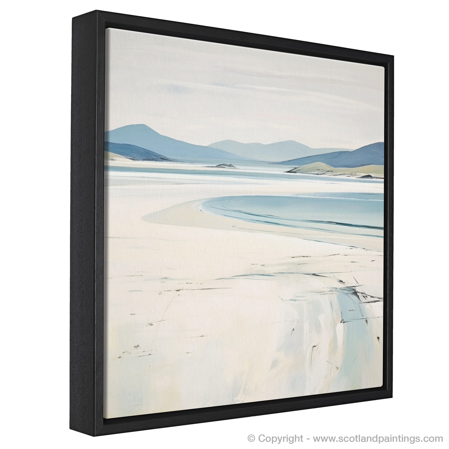 Luskentyre Beach Abstract: A Scottish Coastal Symphony