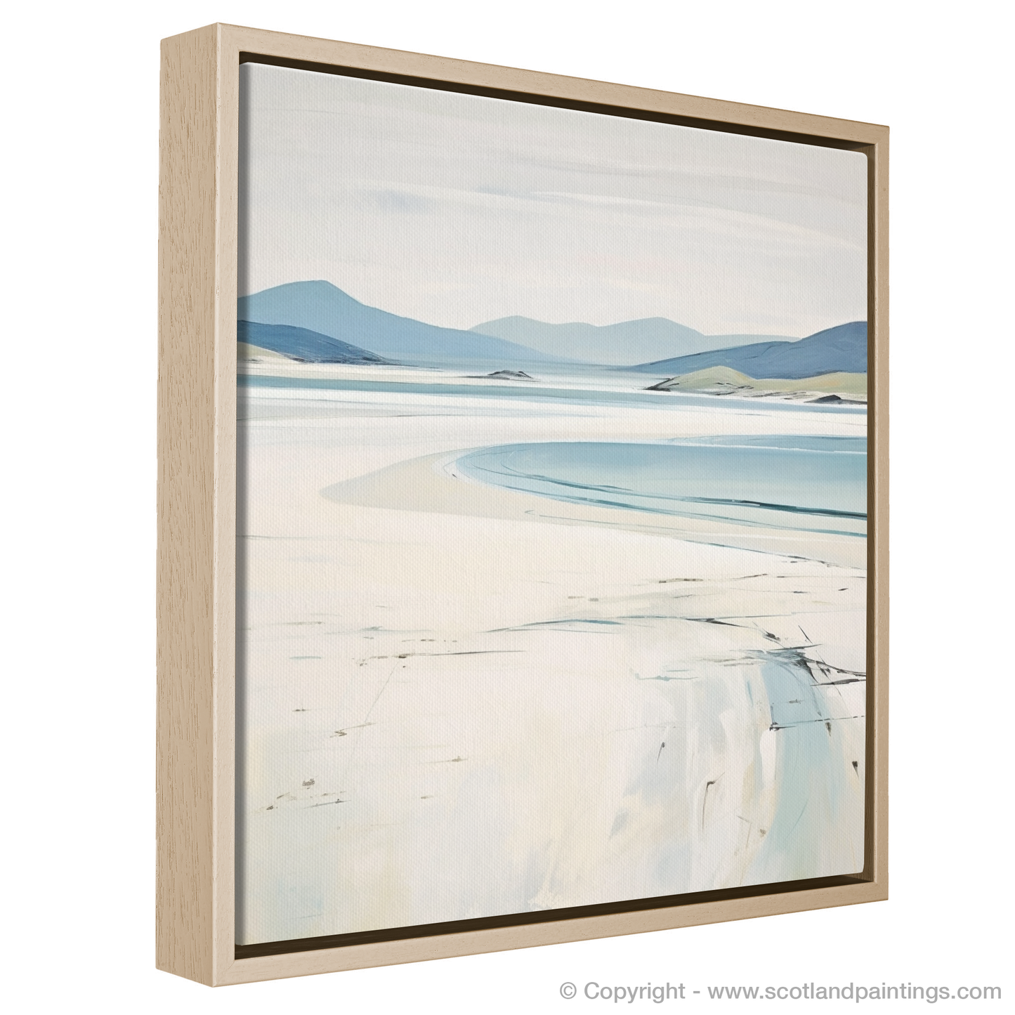 Luskentyre Beach Abstract: A Scottish Coastal Symphony