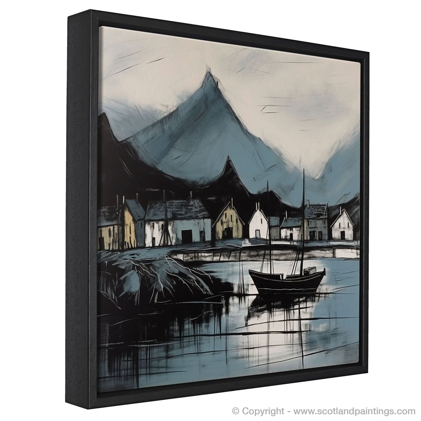 Painting and Art Print of Fort William, Highlands. Fort William: Harbour of the Highlands.