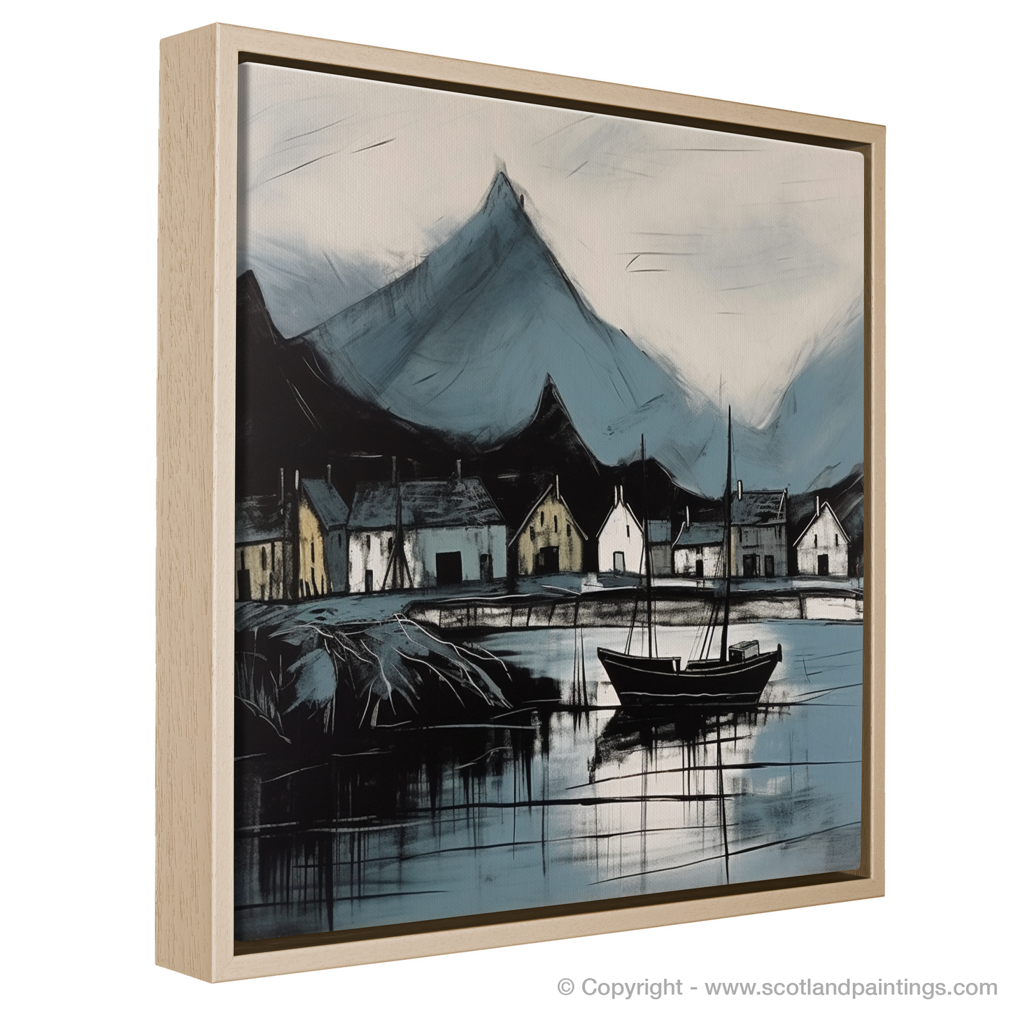 Painting and Art Print of Fort William, Highlands. Fort William: Harbour of the Highlands.