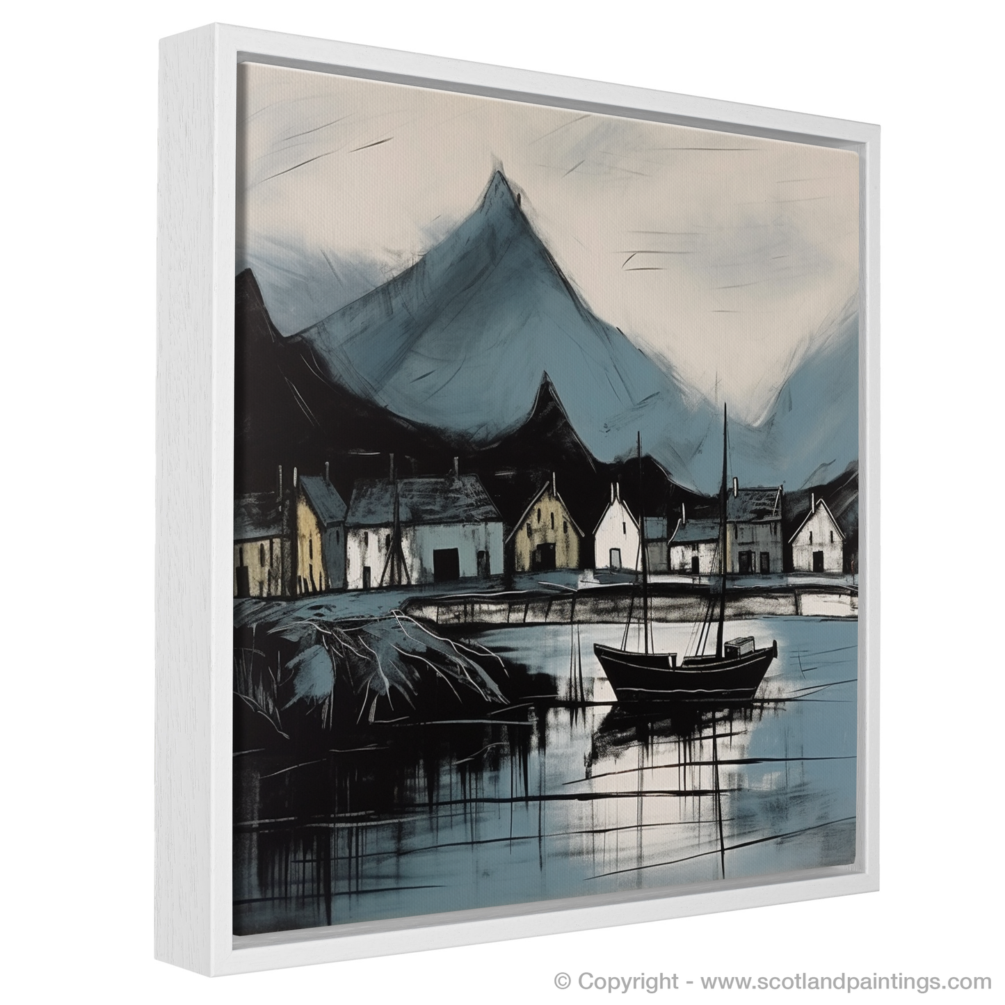 Painting and Art Print of Fort William, Highlands. Fort William: Harbour of the Highlands.