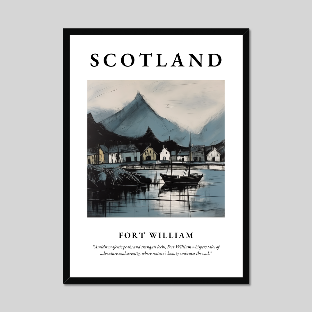 Poster of Fort William, Scotland.