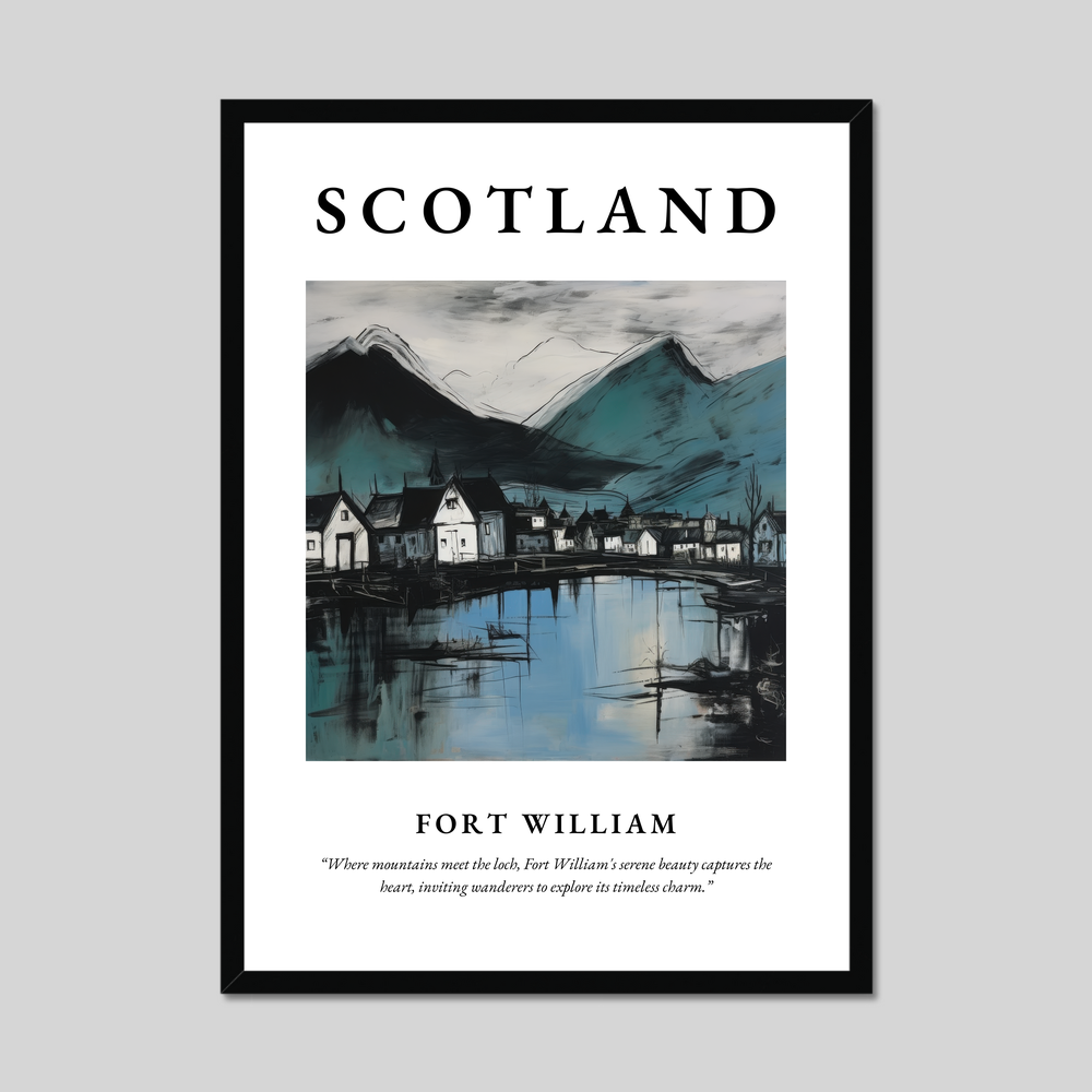 Poster of Fort William, Scotland.