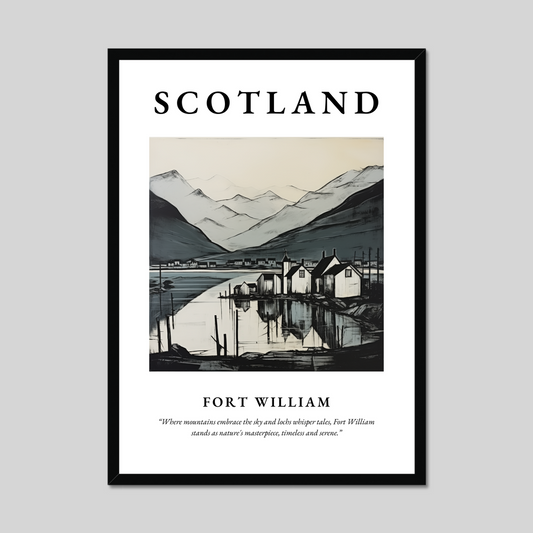 Poster of Fort William, Scotland.