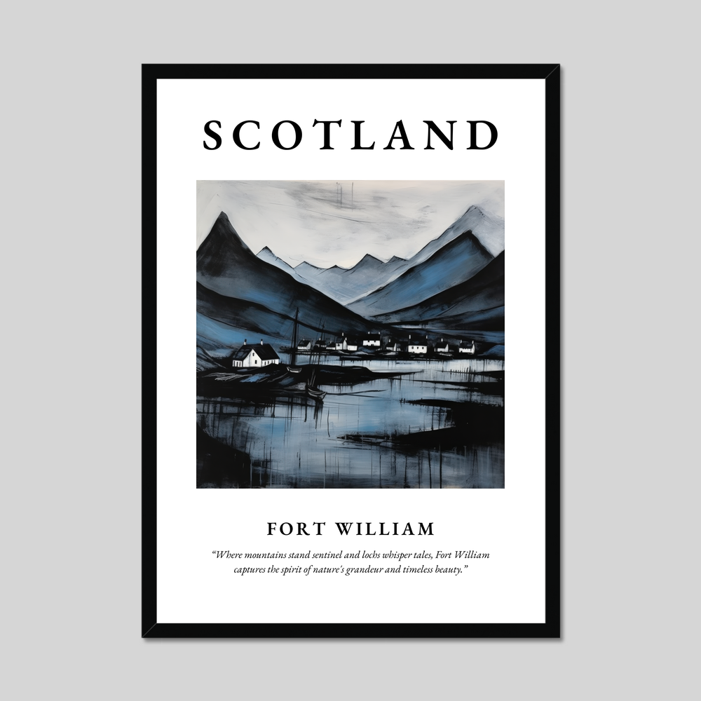 Poster of Fort William, Scotland.