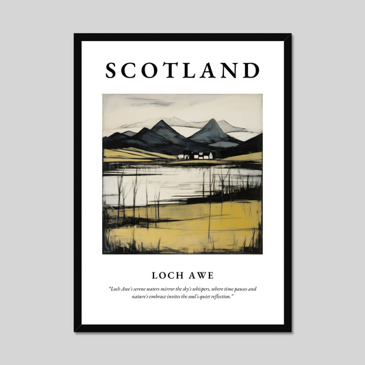 Poster of Loch Awe, Scotland.