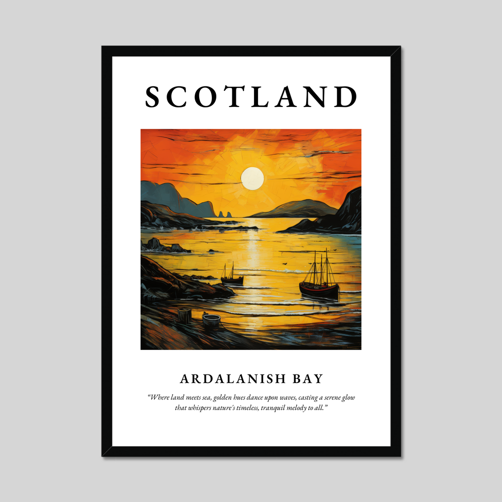 Poster of Ardalanish Bay, Scotland.