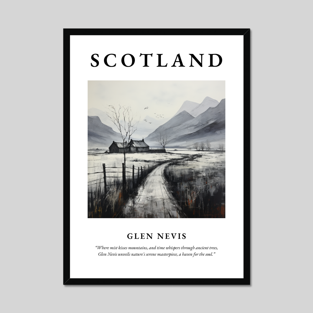 Poster of Glen Nevis, Scotland.