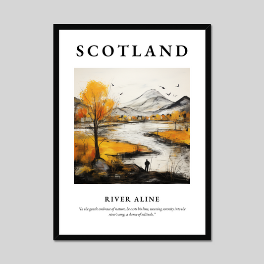 Poster of River Aline, Scotland.