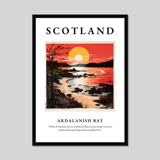 Poster of Ardalanish Bay, Scotland.