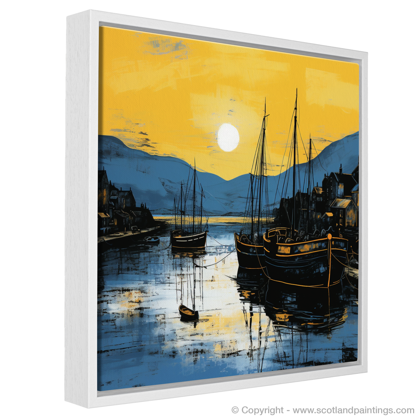 Golden Dusk at Craobh Haven Harbour