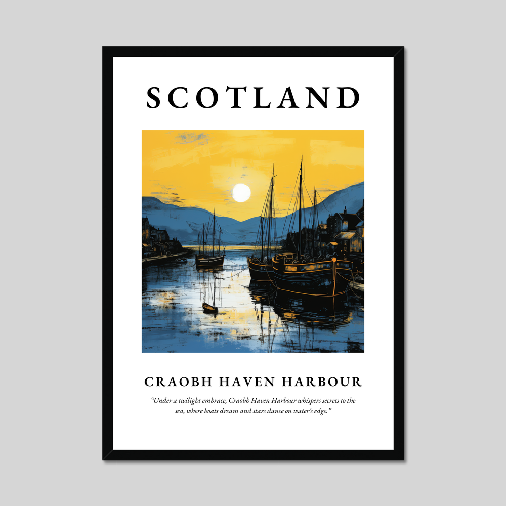 Poster of Craobh Haven Harbour, Scotland.