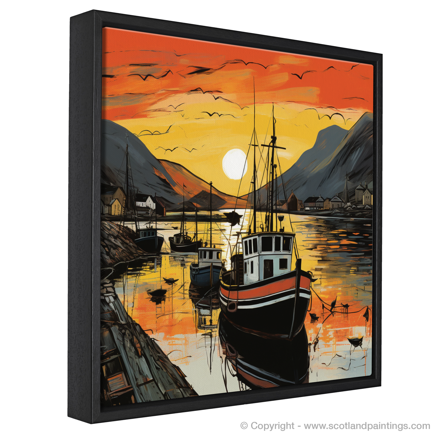 Twilight Serenade at Lochranza Harbour