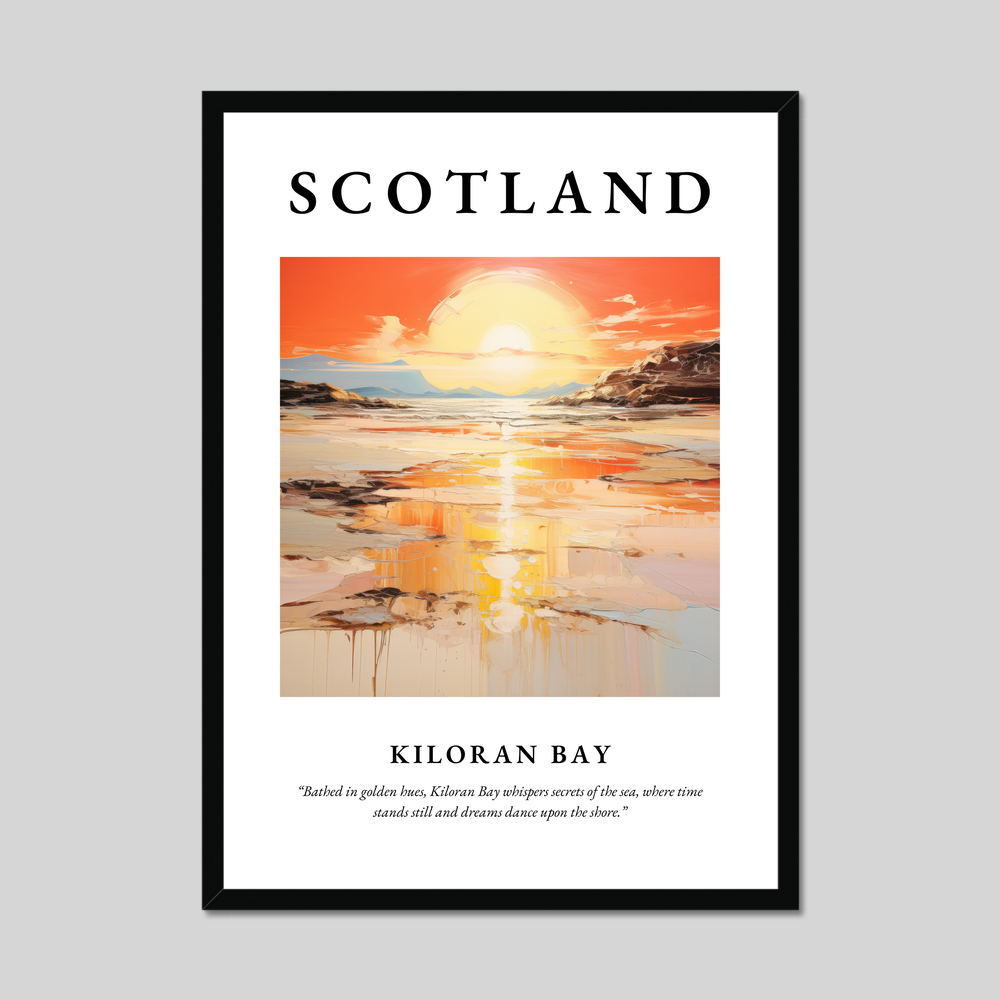 Poster of Kiloran Bay, Scotland.