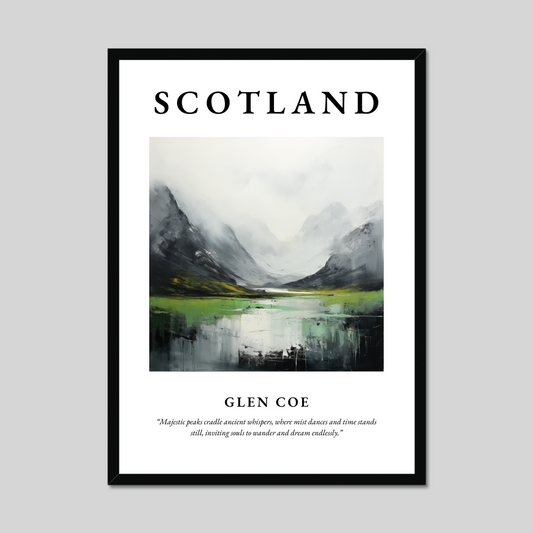 Poster of Glen Coe, Scotland.