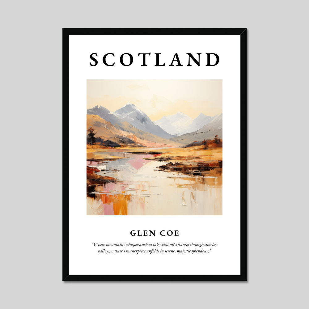 Poster of Glen Coe, Scotland.