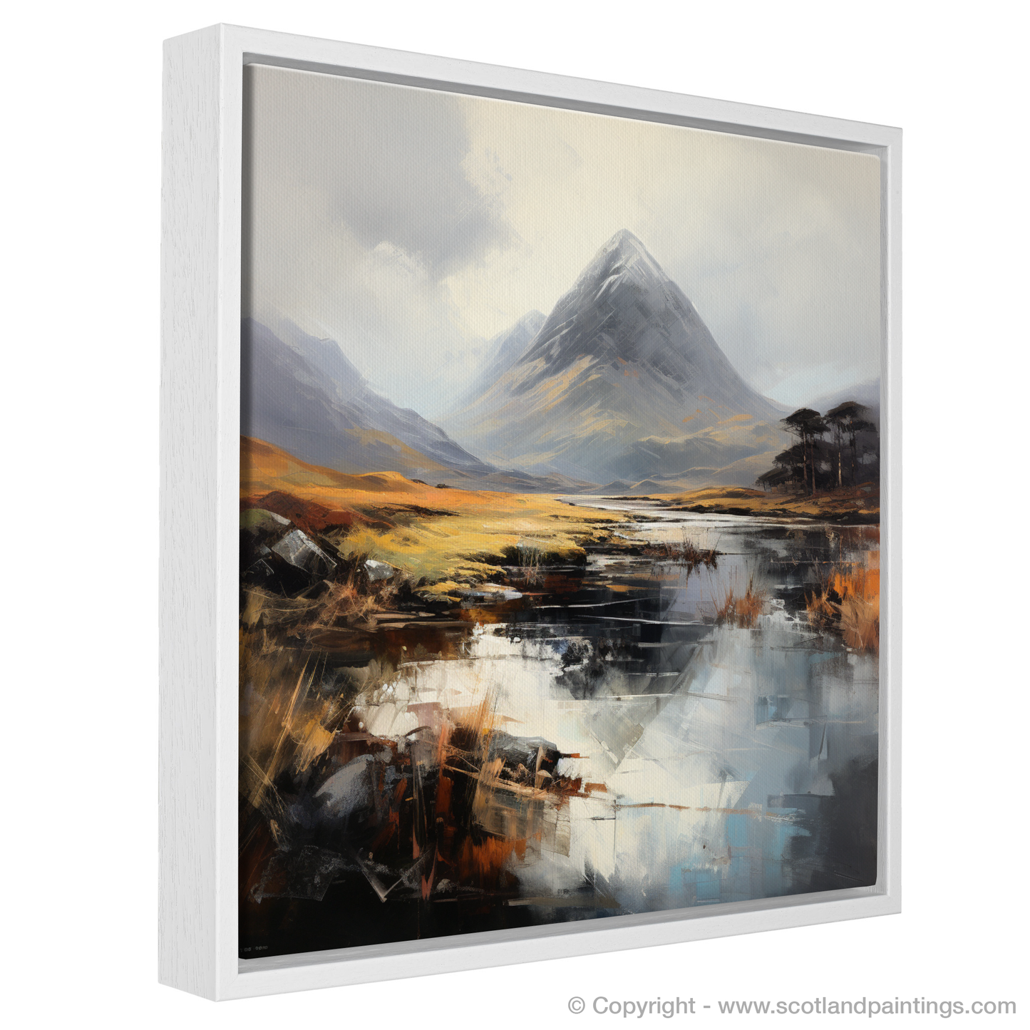 Highland Majesty: An Abstract Ode to Buachaille Etive Mòr